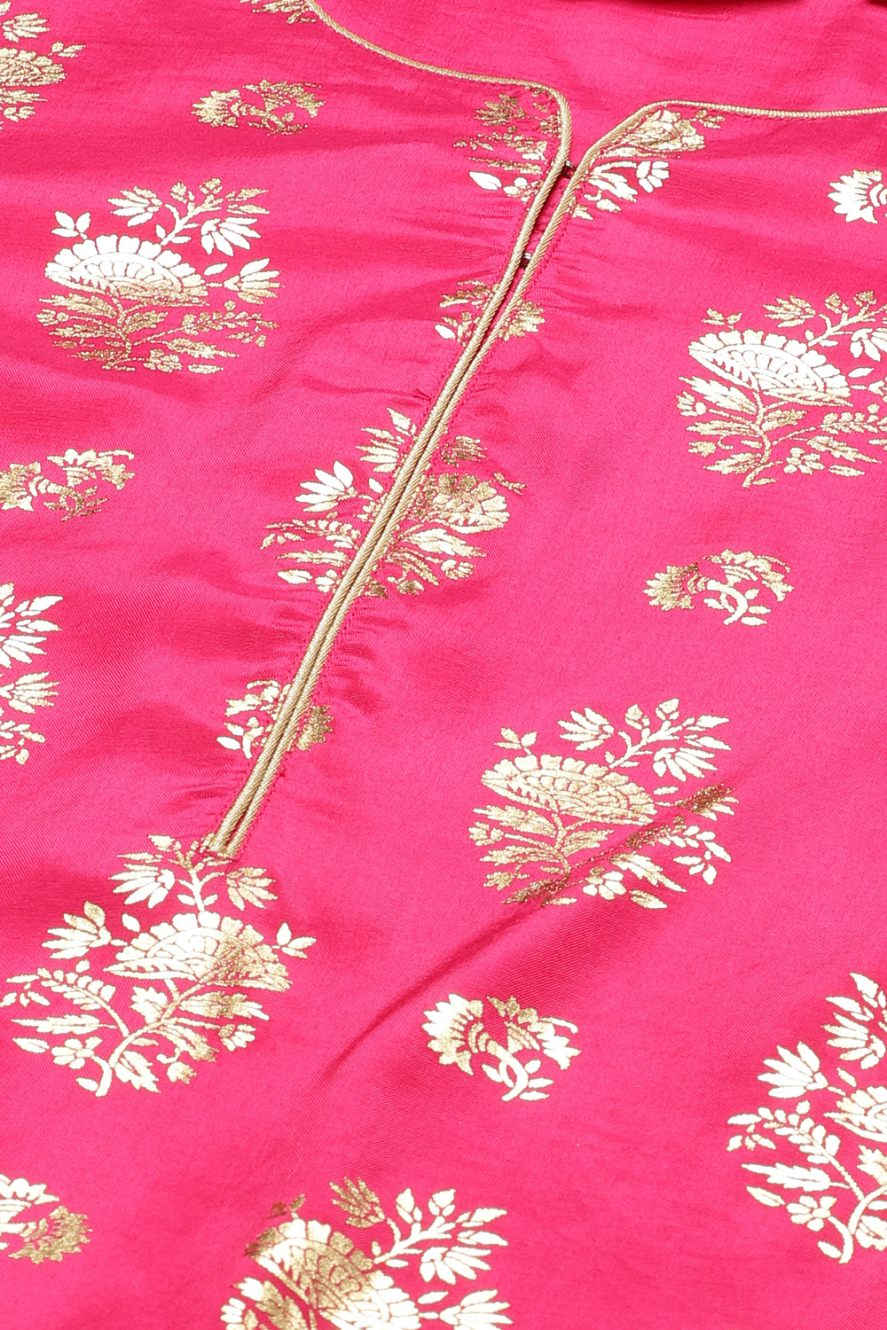 Red Straight Viscose Kurta image number 1