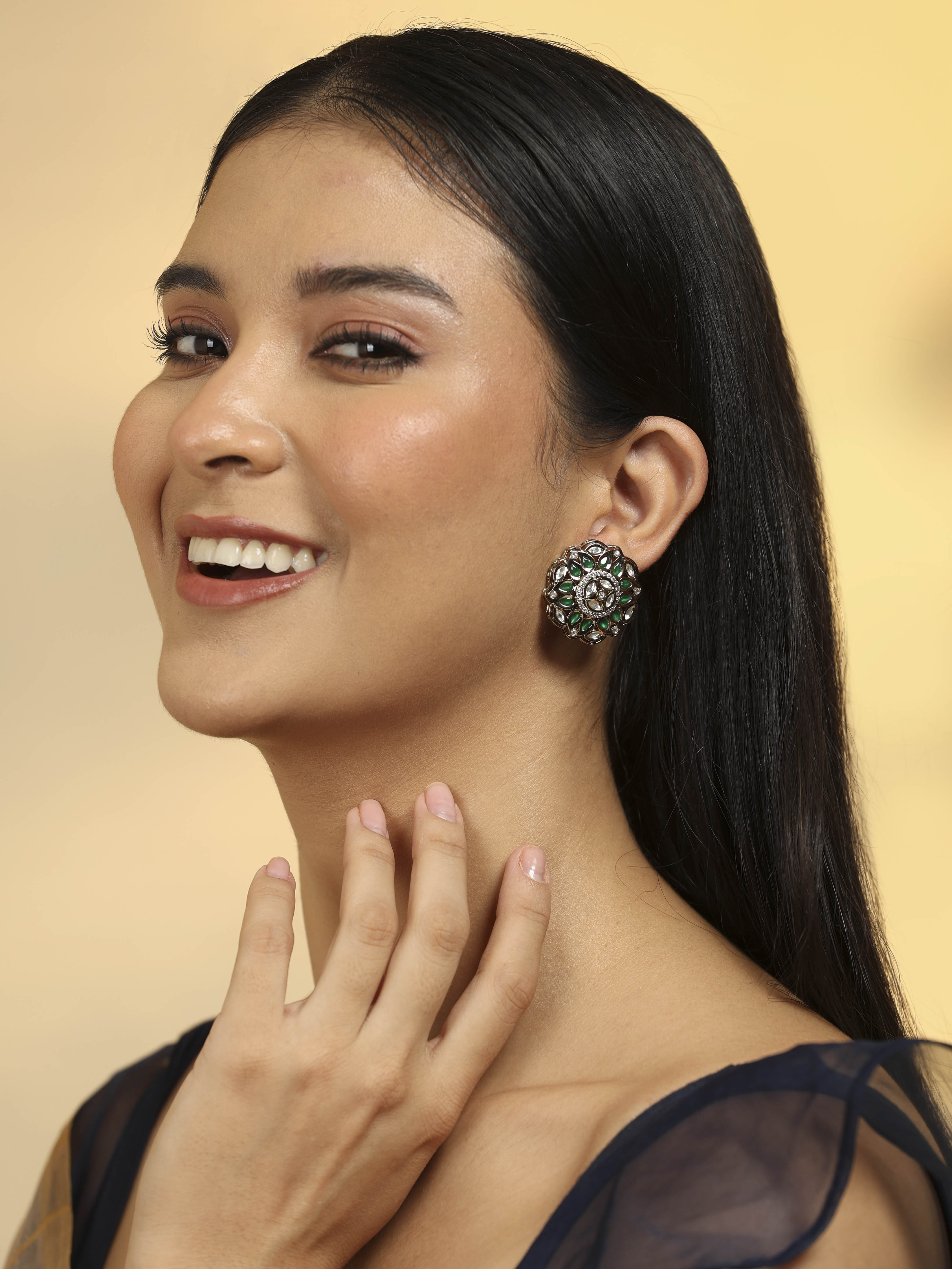 Green Brass Studs image number 3