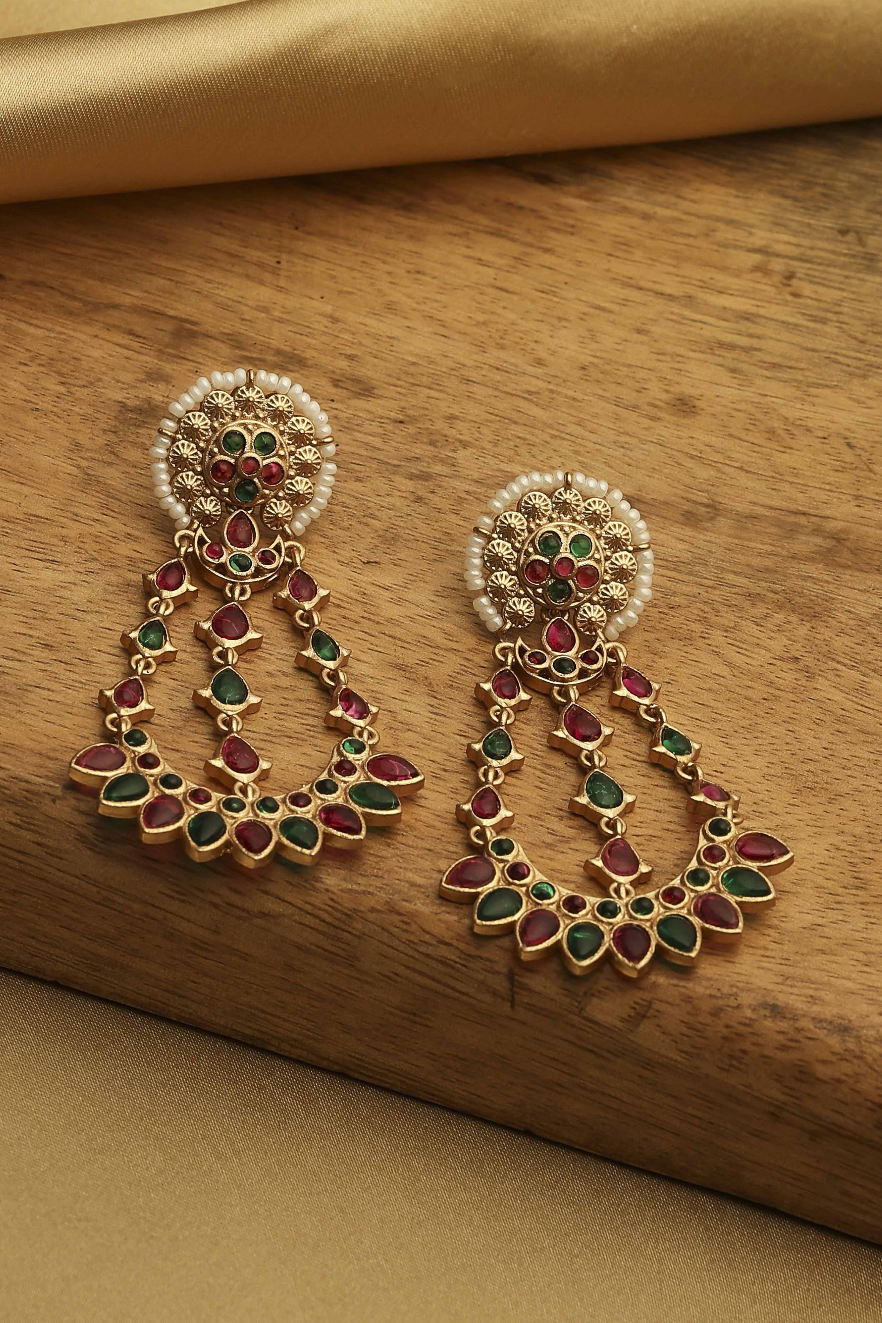 Multicolor Brass Drop & Danglers image number 0