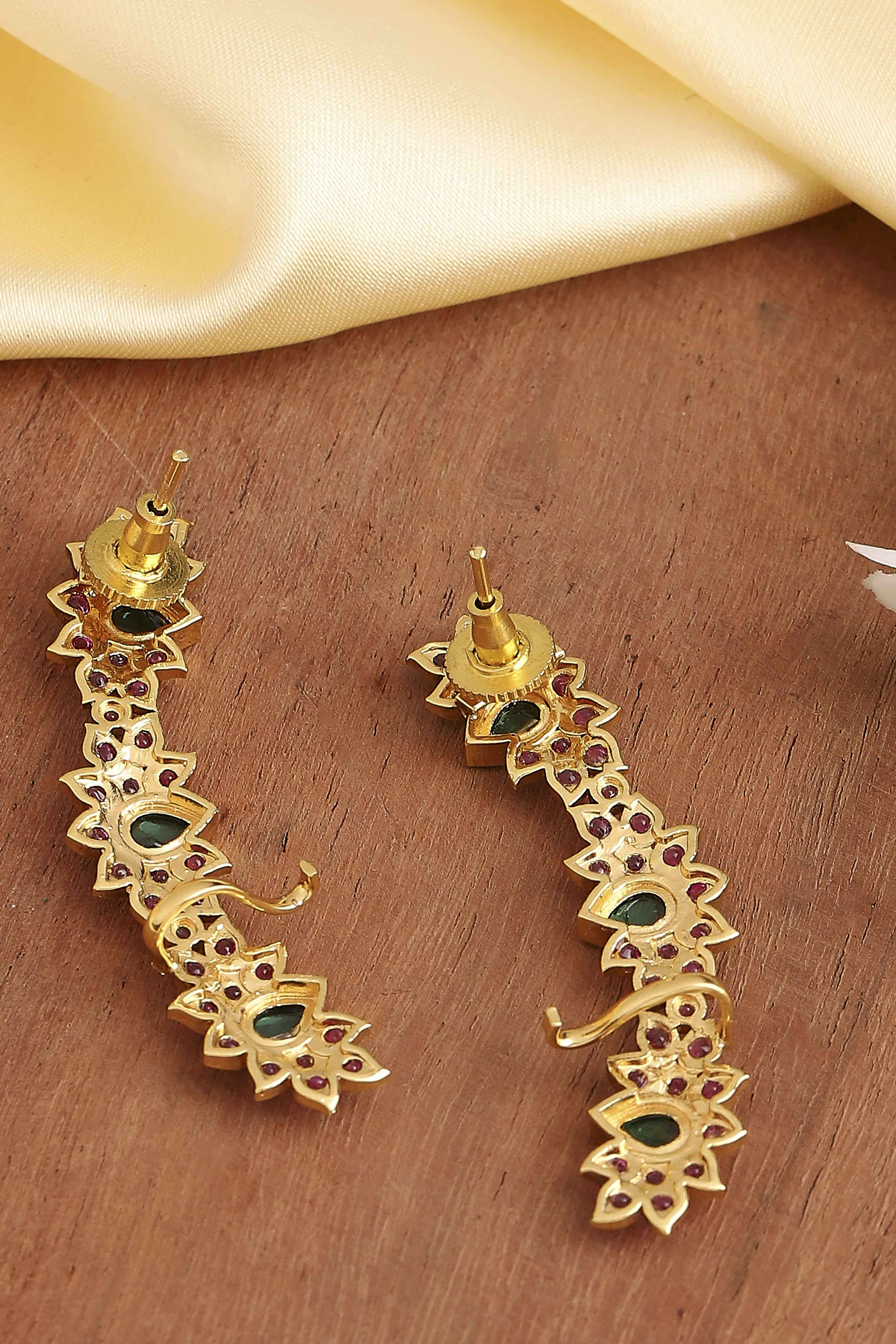 Multi Brass Earcuff image number 2