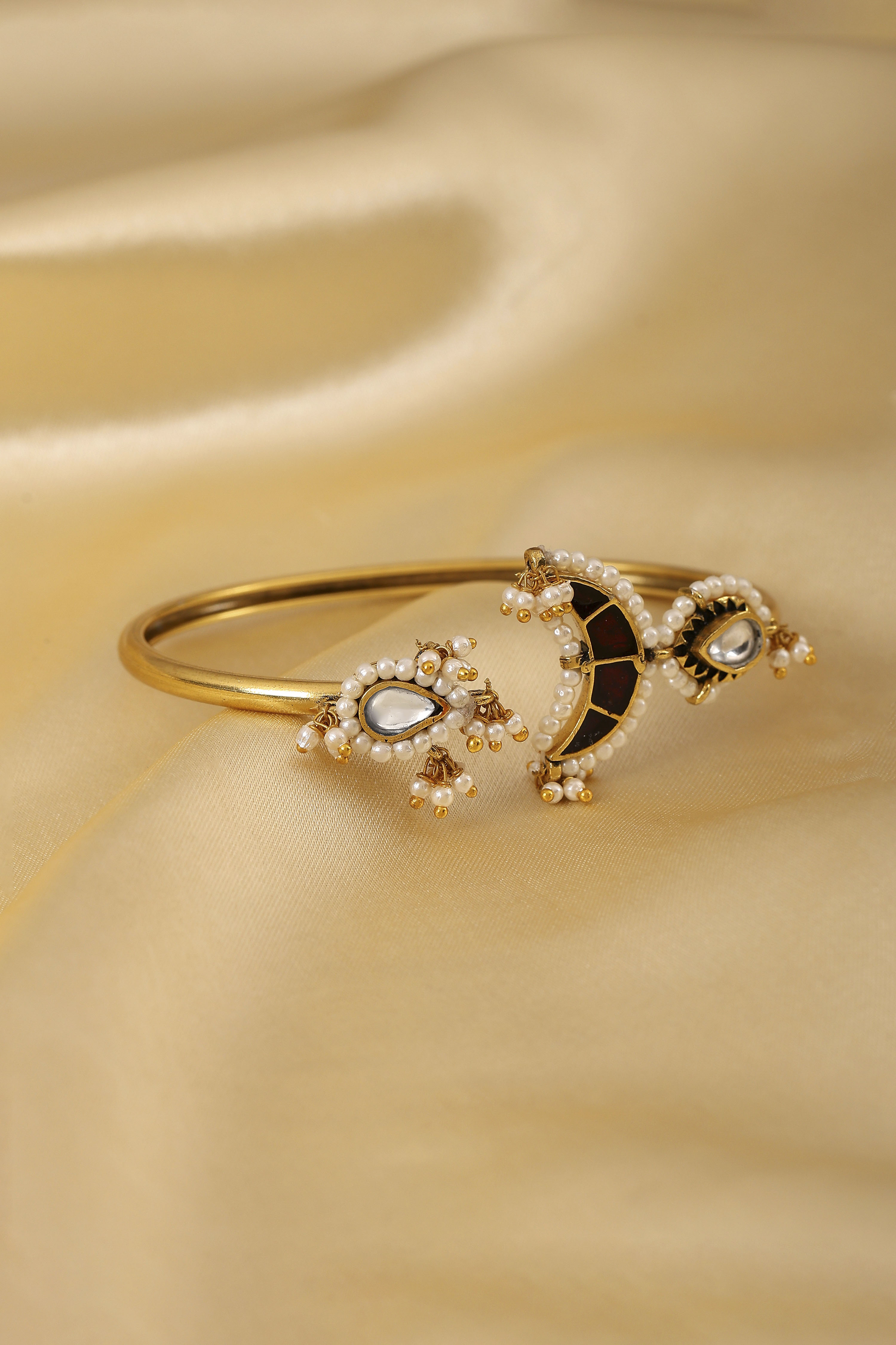 Red Brass Bracelet image number 0