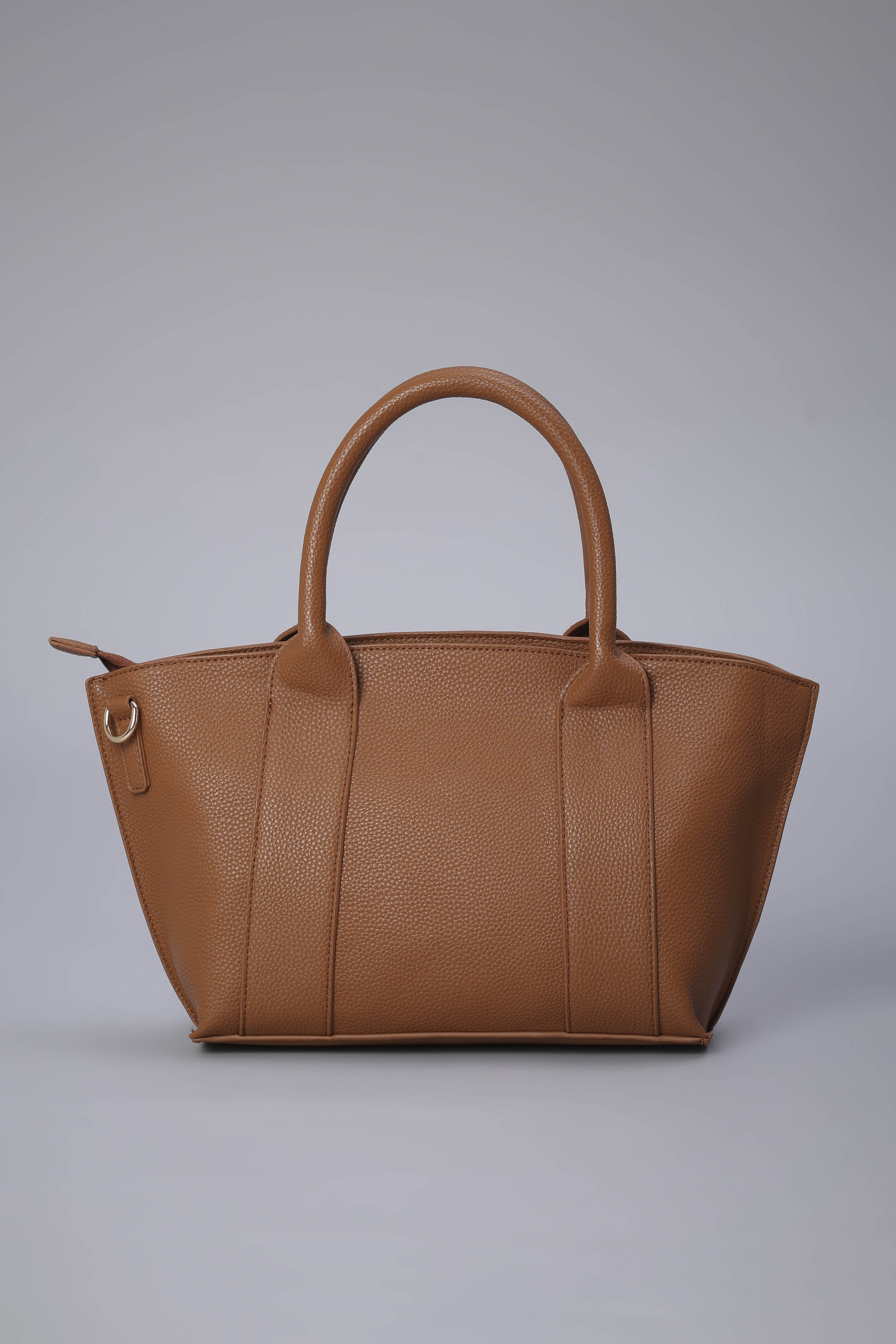 Tan PU Handbag image number 2