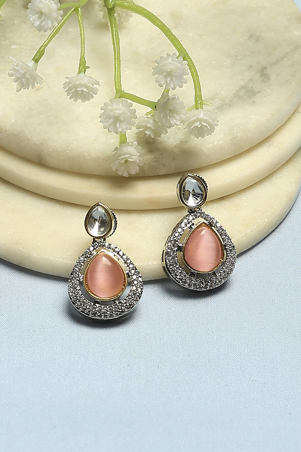 Light Pink Brass Drop & Danglers image number 0