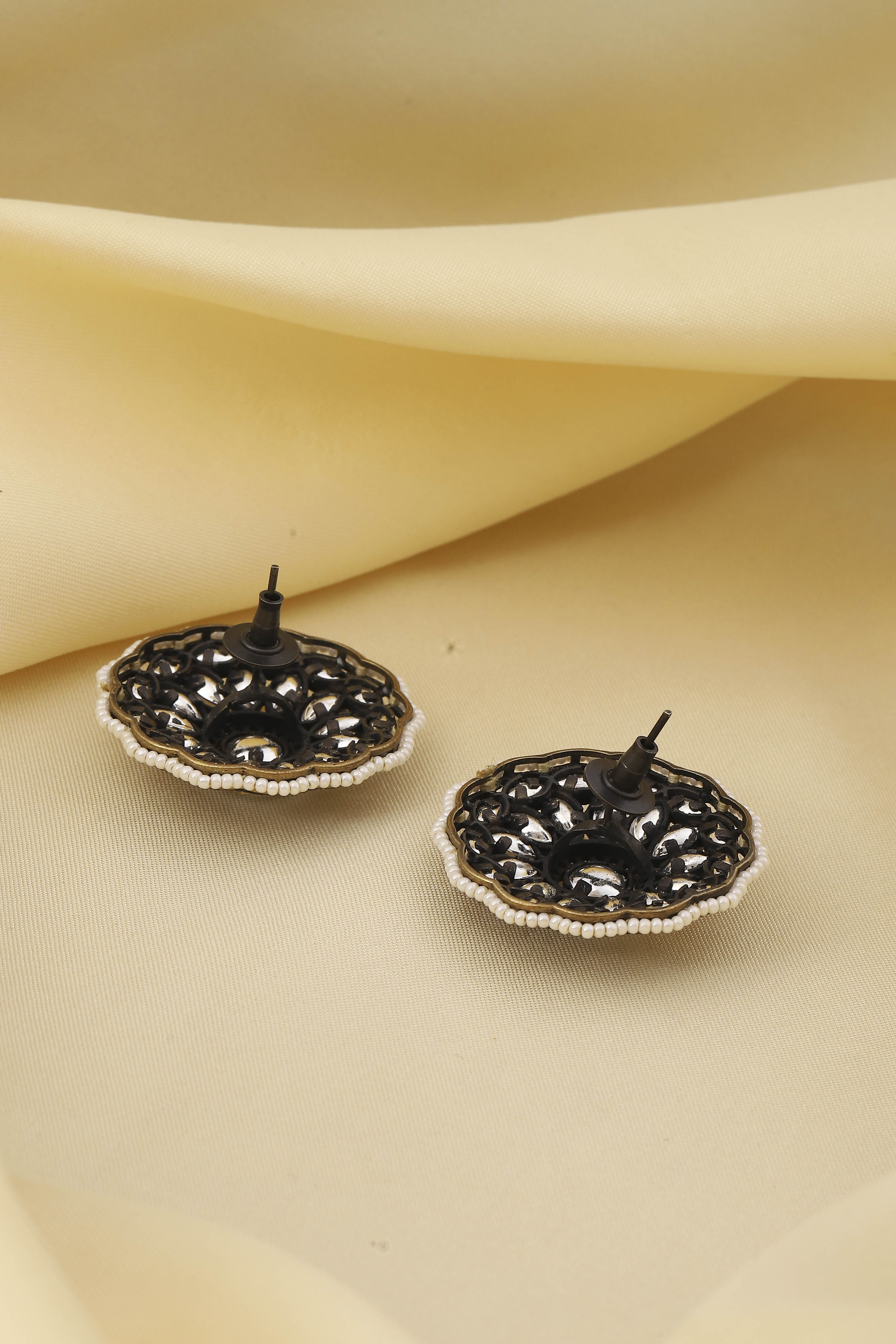 Light Pink Stone Earrings image number 2
