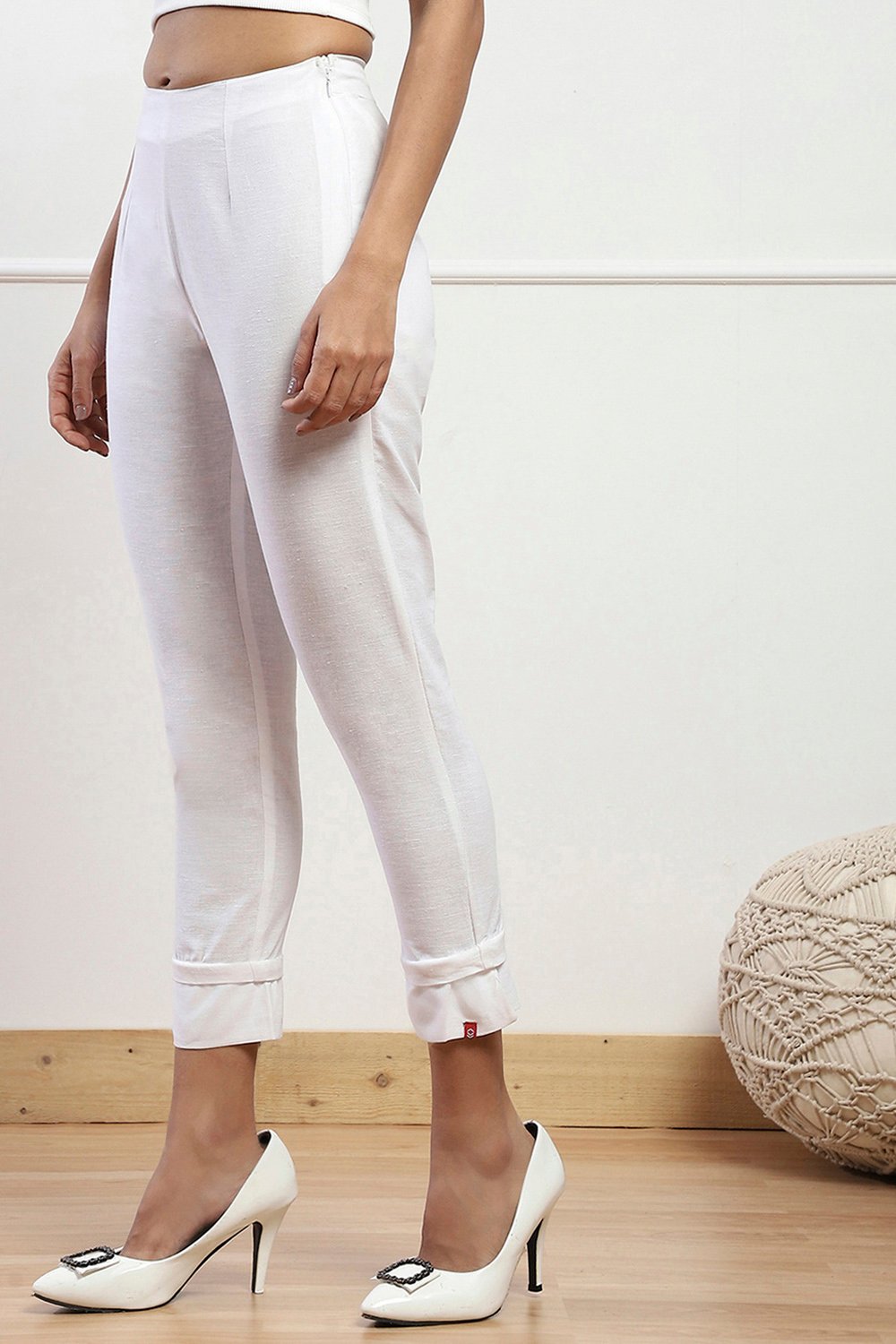 Towny Port Cotton Blend Narrow Pants image number 2