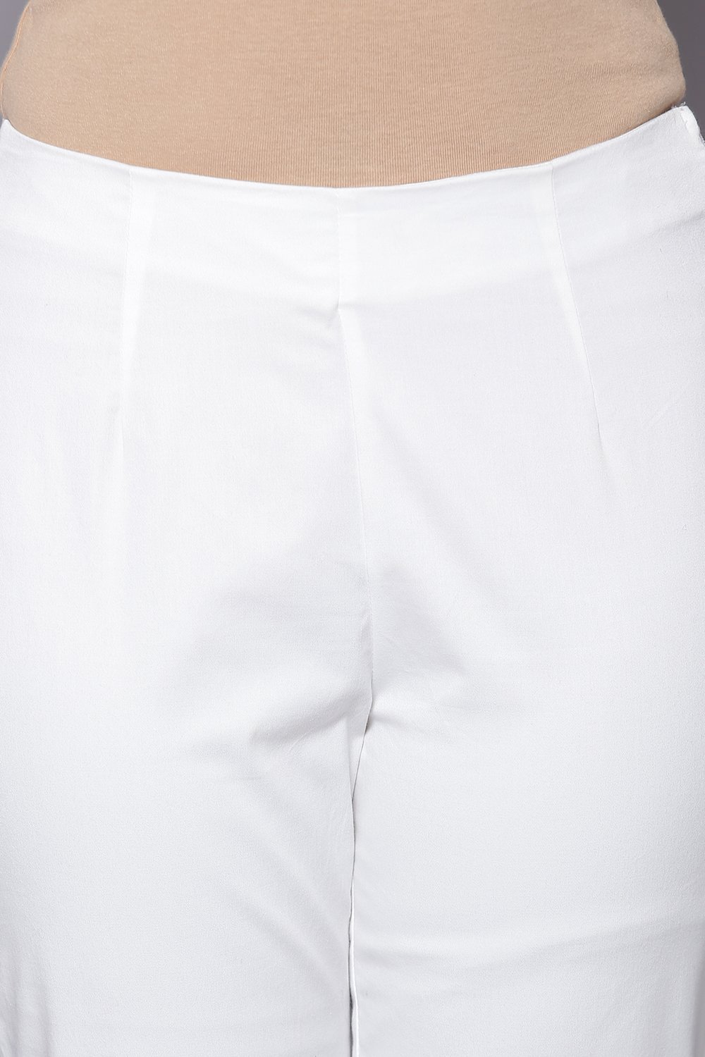 Black cotton lycra Pants image number 1