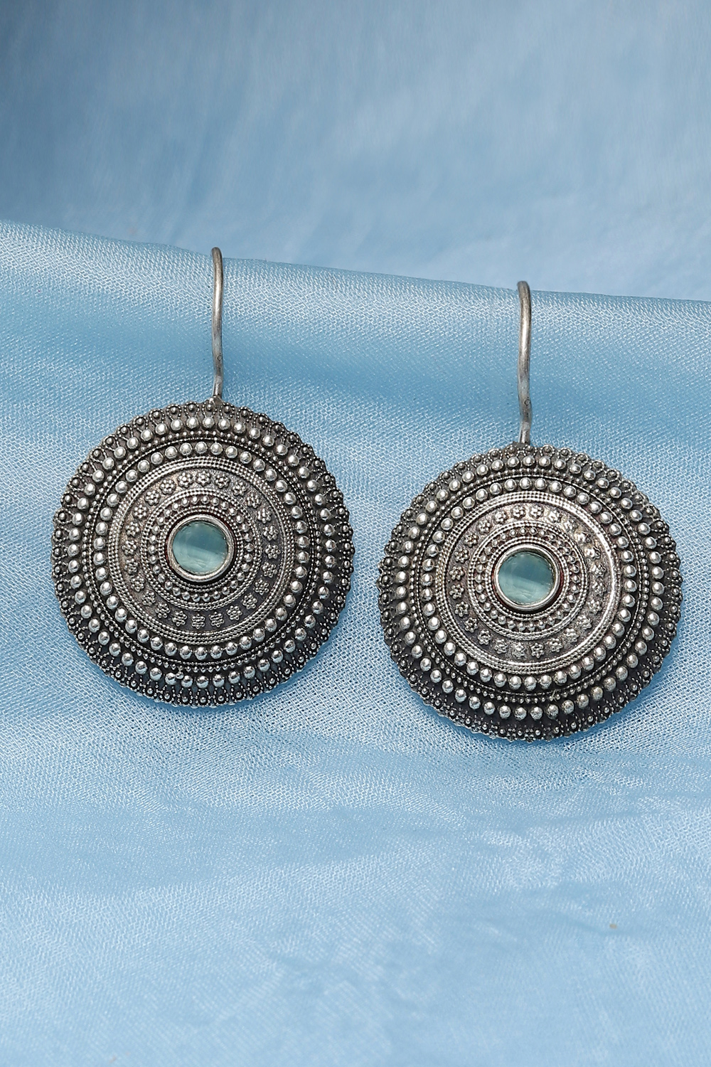 Oxidised Silver Earrings image number 0