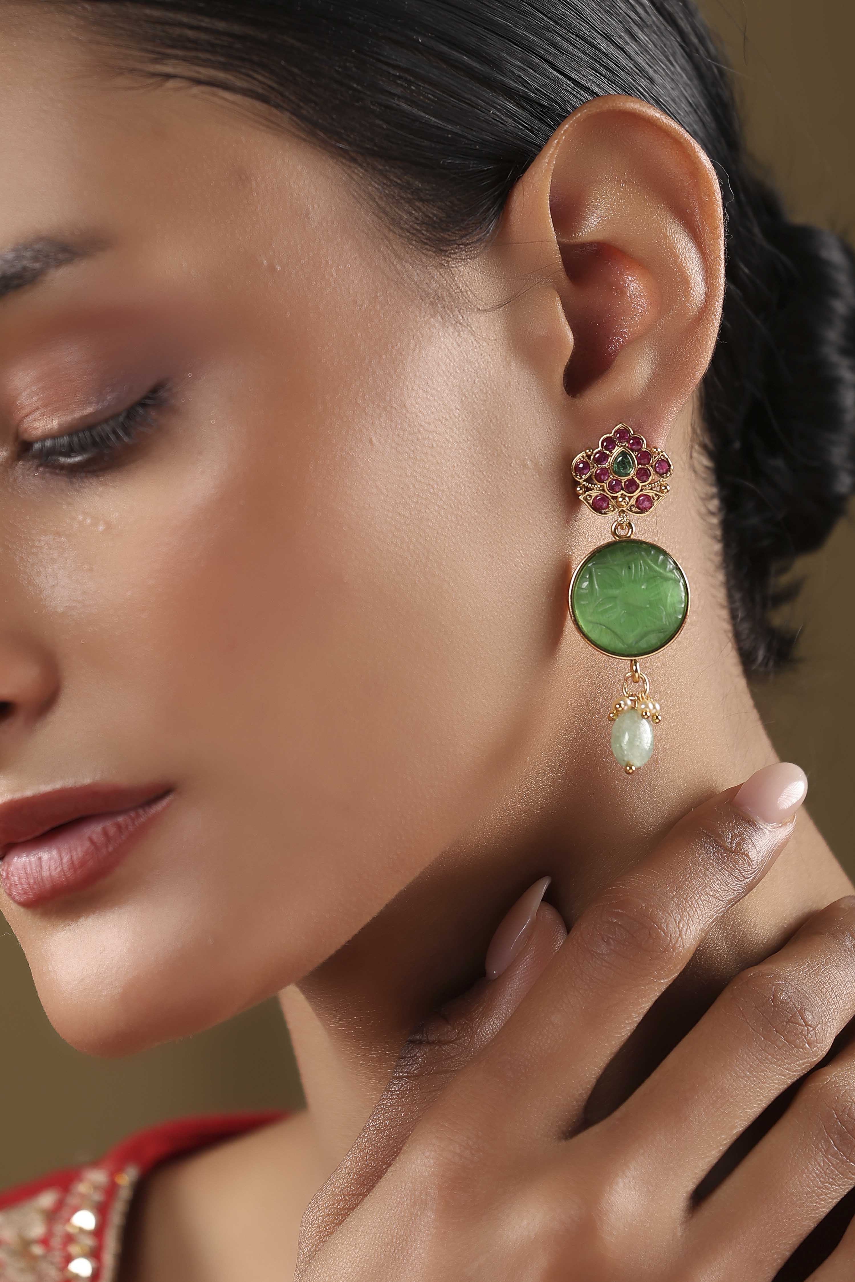 Multi Brass Drop & Danglers image number 1