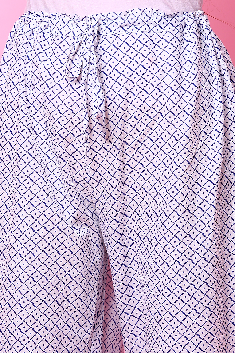 Yellow Cotton Straight Kurta Palazzo Suit Set image number 3