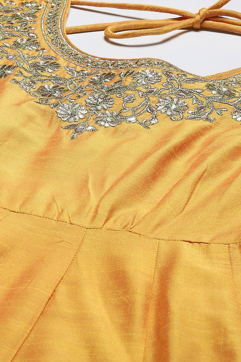 Rani Poly Viscose Anarkali Yarndyed Kurta Churidar Suit Set image number 1