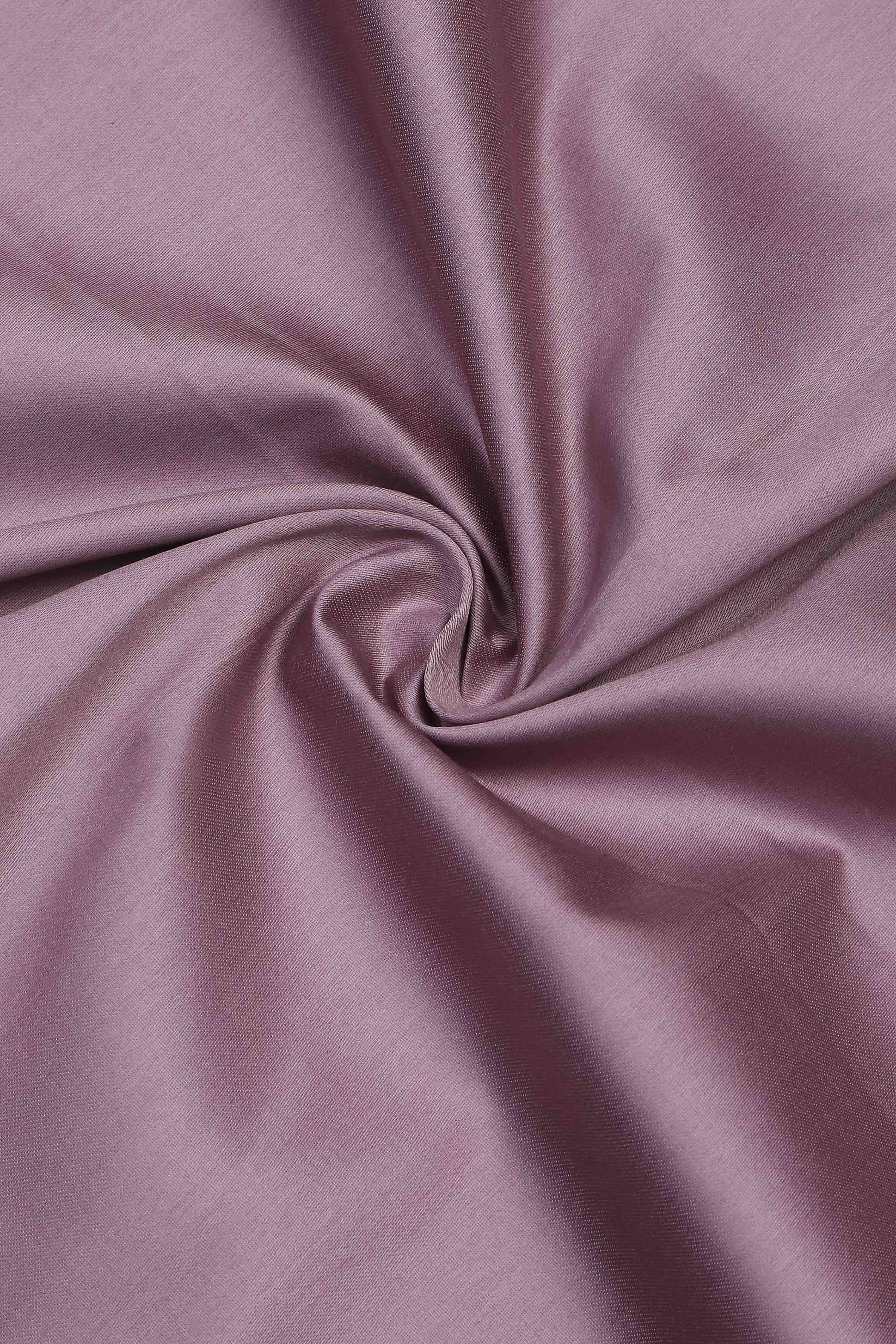 Mauve Cotton Printed Embroidered Unstitched Suit Set image number 2