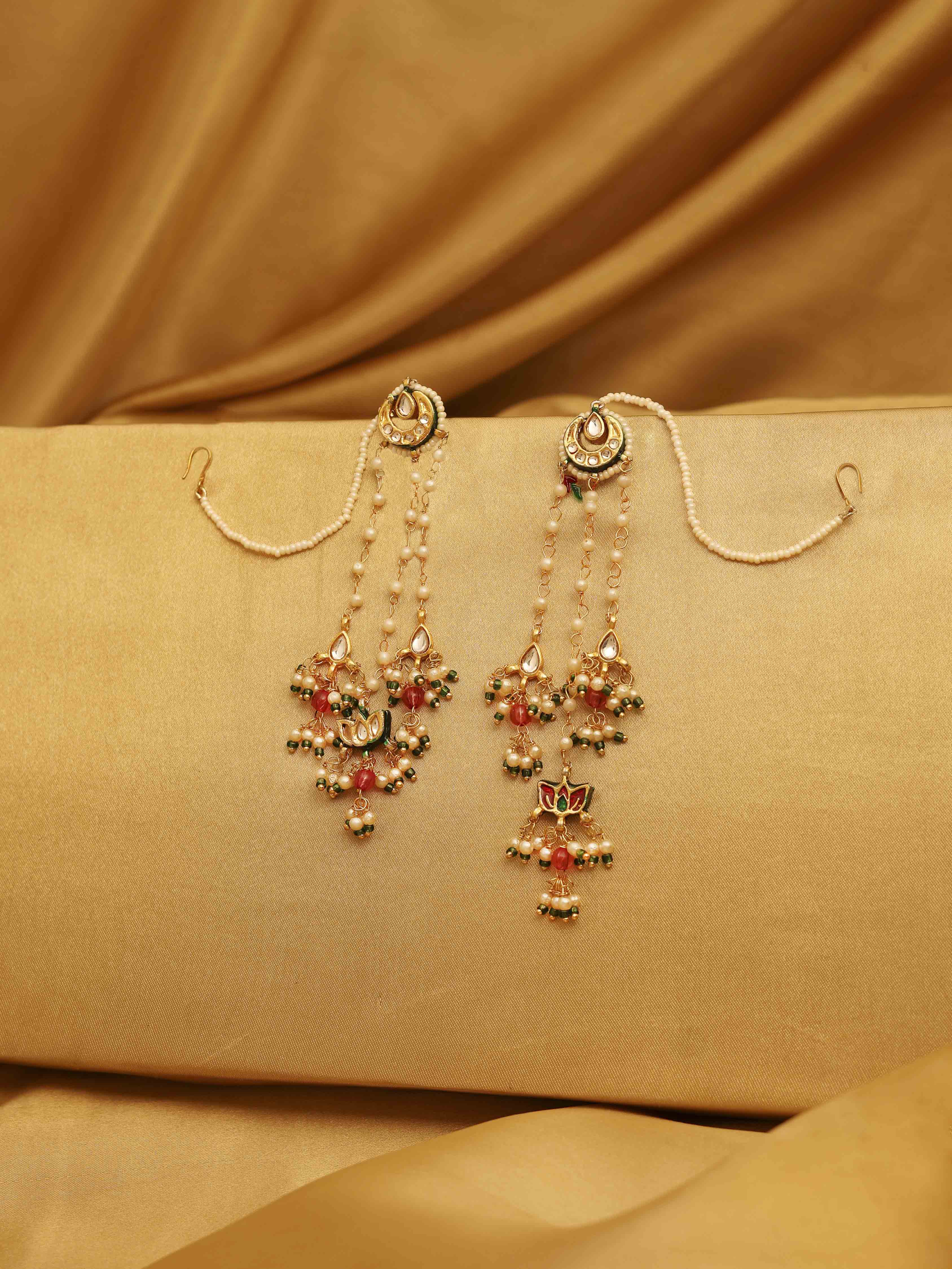 Multicolor Brass Drop & Danglers image number 1
