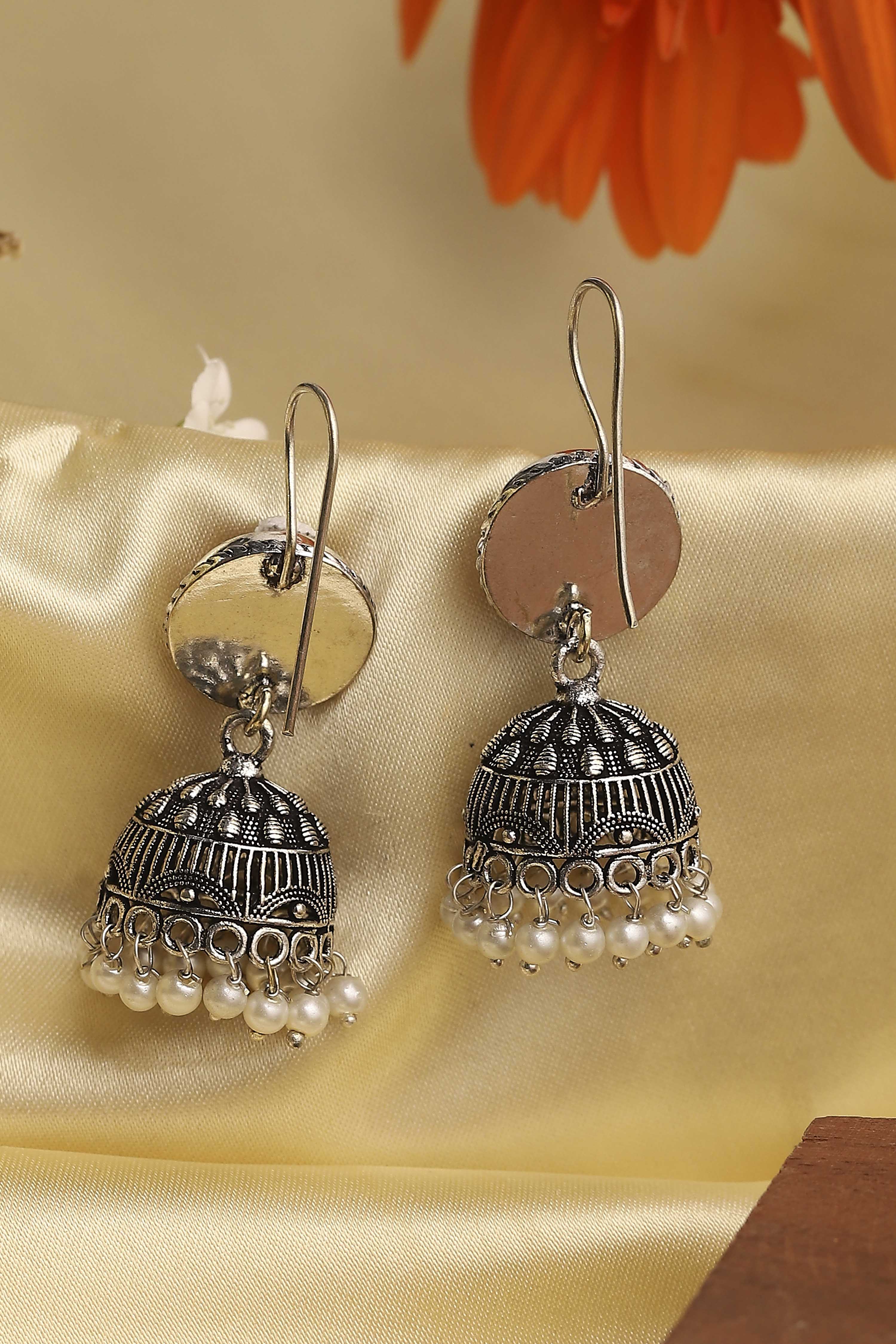 Light Pink Stone Earrings image number 2