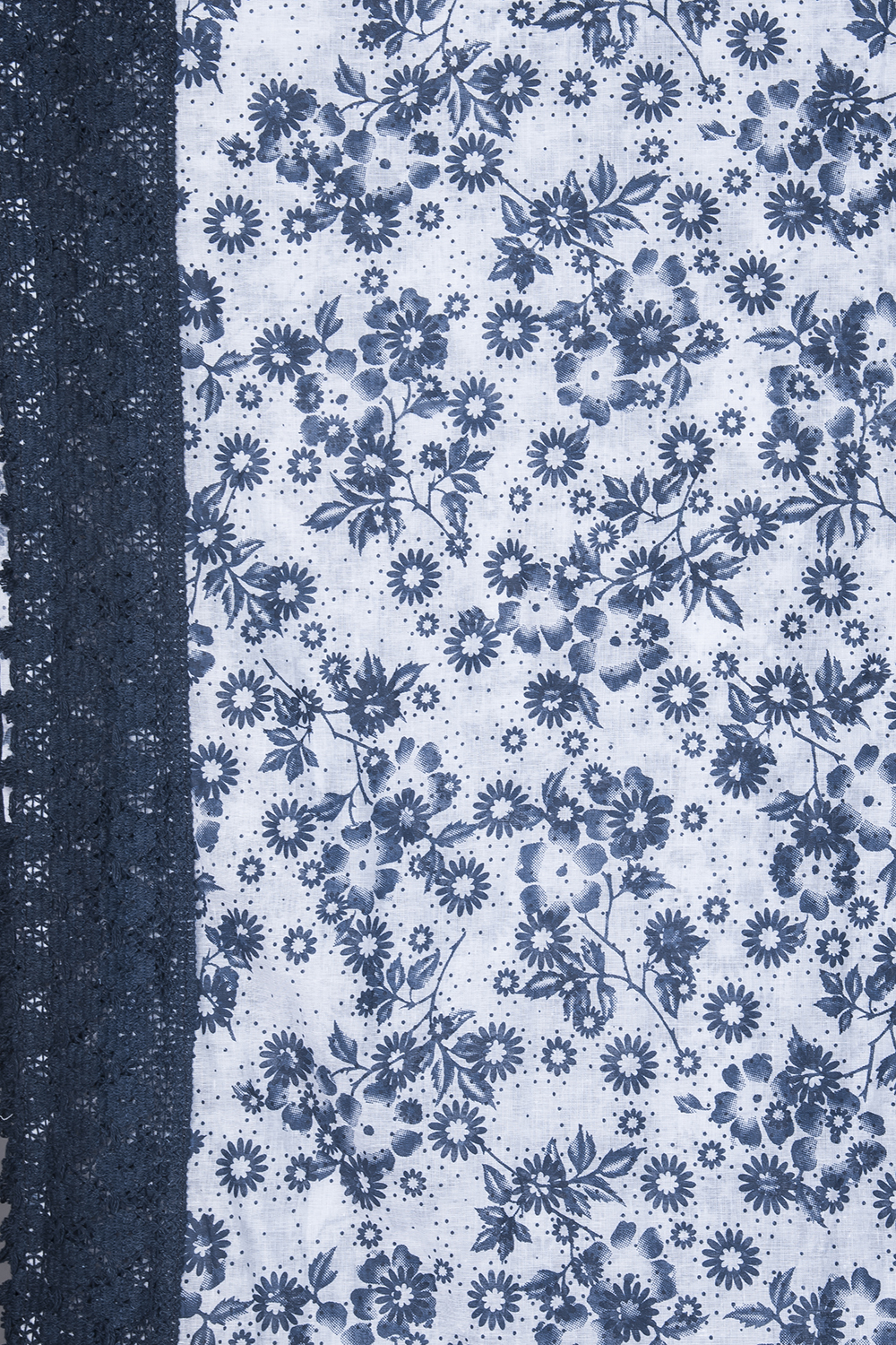 Blue Unstitched dress material Suit Set image number 4