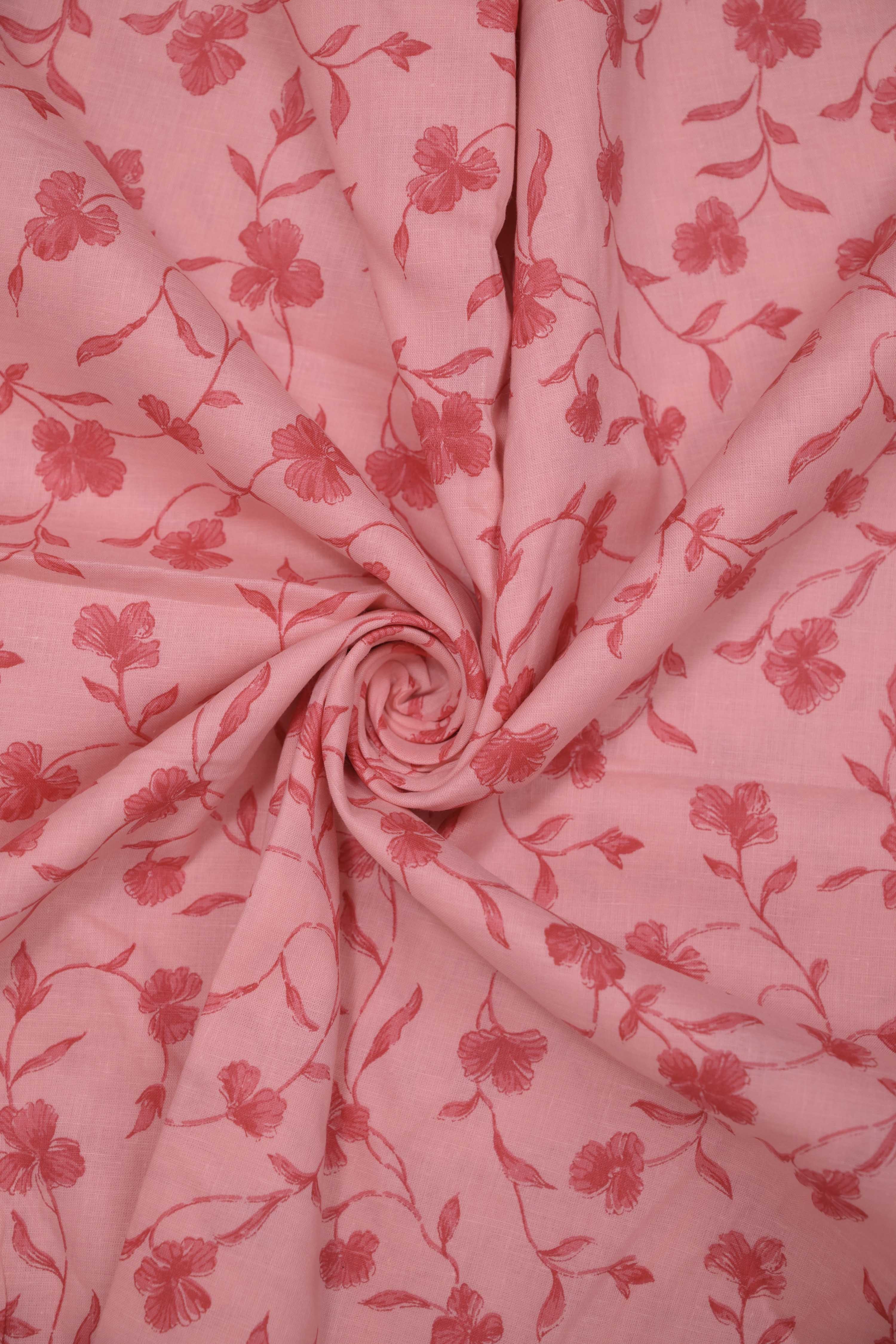 Pastel Cotton Printed Unstitched Suit Set image number 2