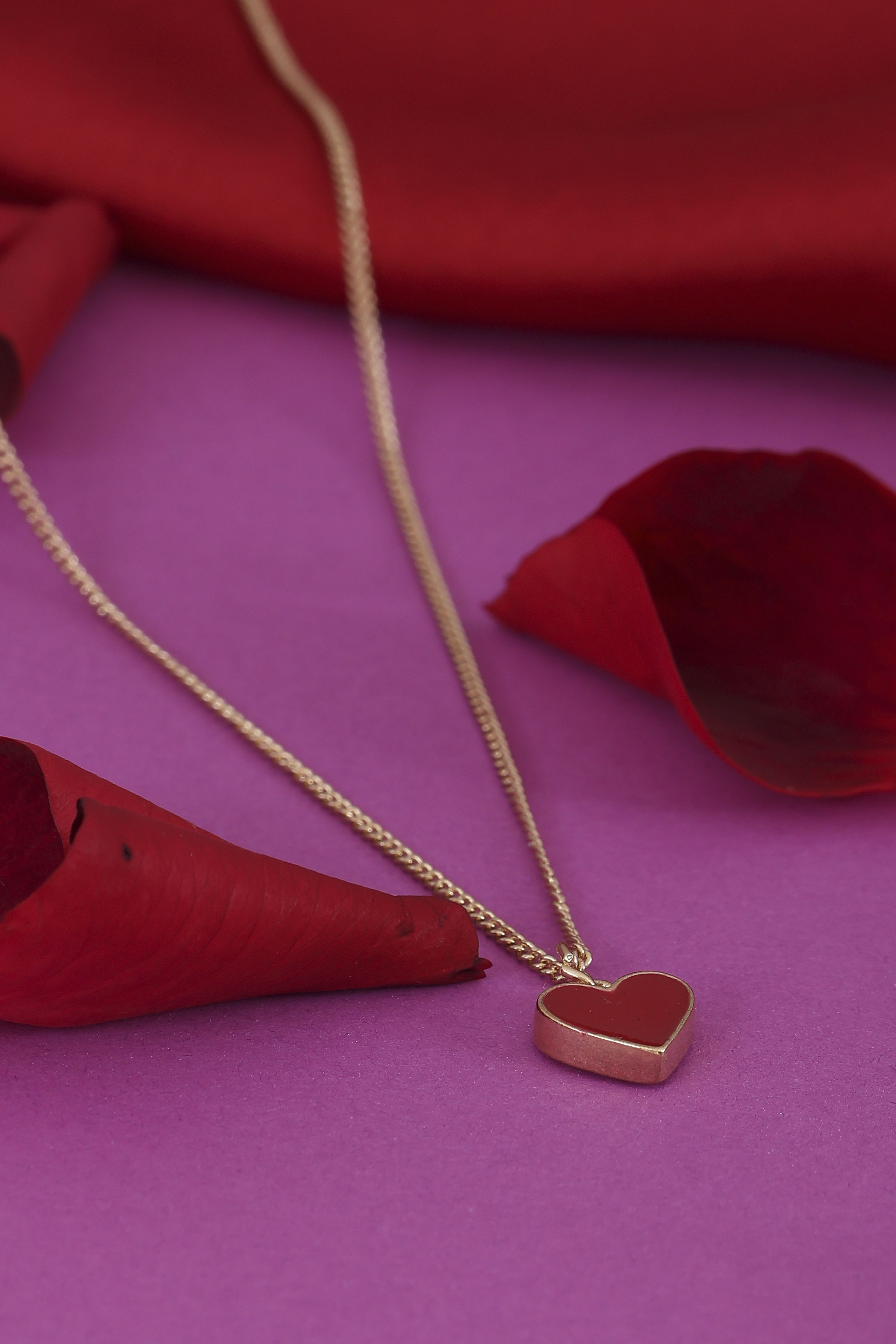 Red Brass Necklace image number 2