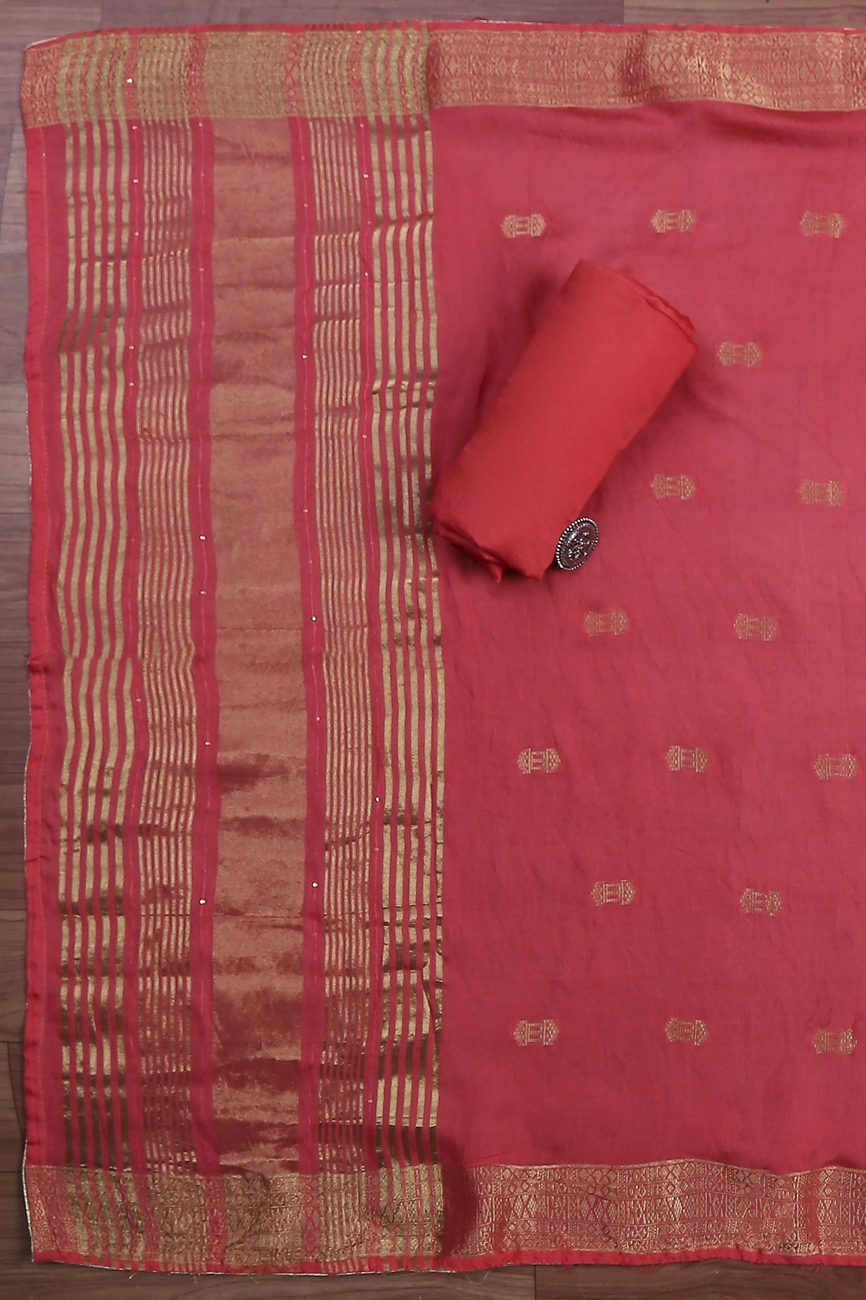 Green Modal Rajasthani Print Unstitched Suit Set image number 3