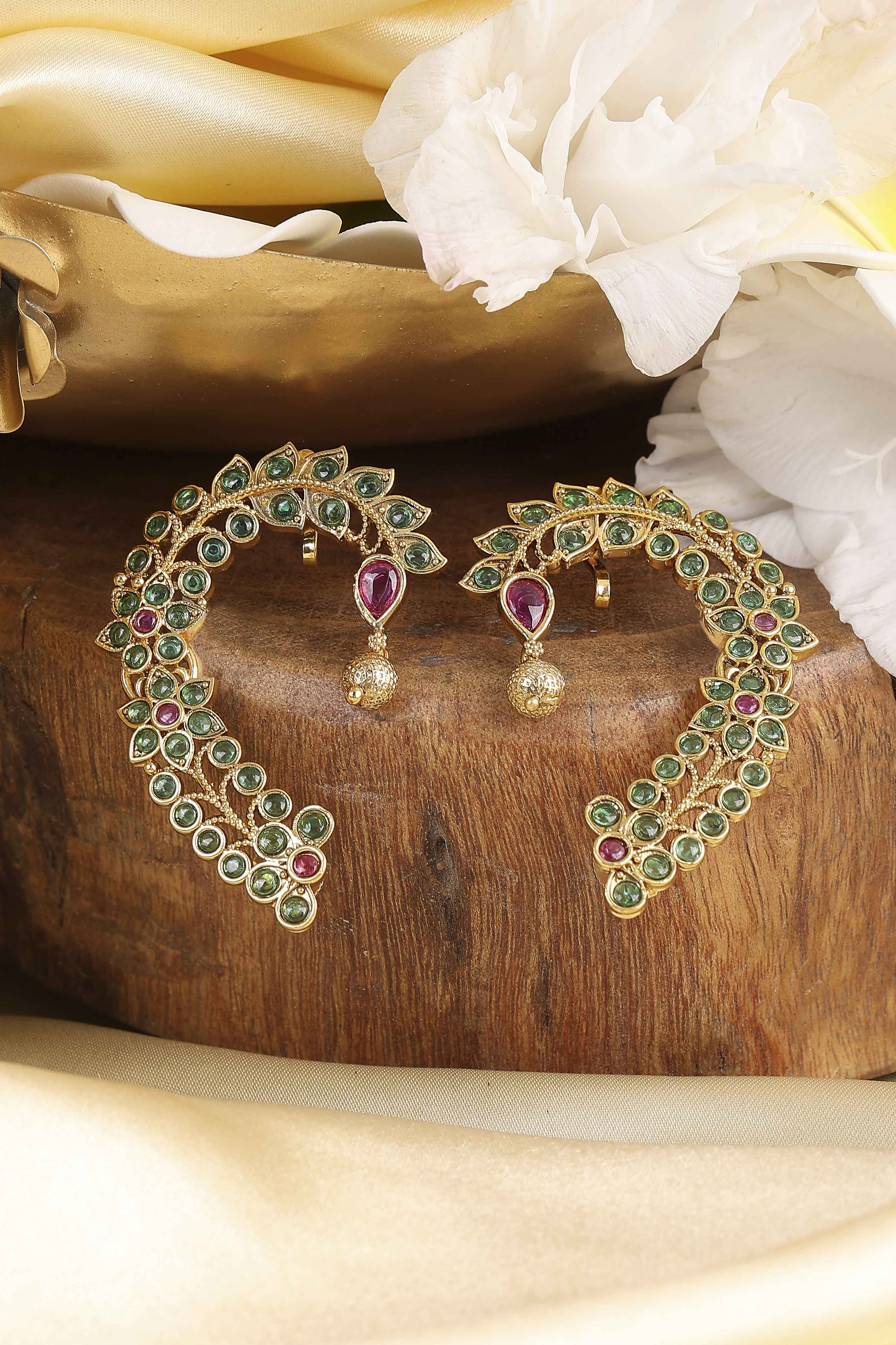 Multicolor Brass Earcuff image number 0