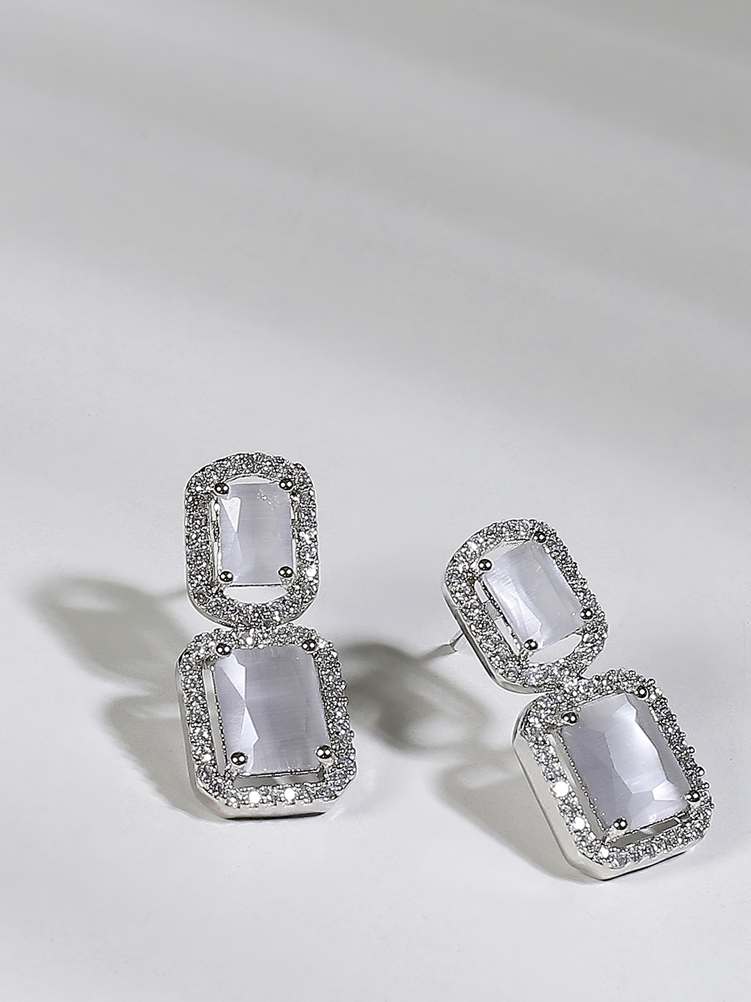 Grey Earrings image number 0