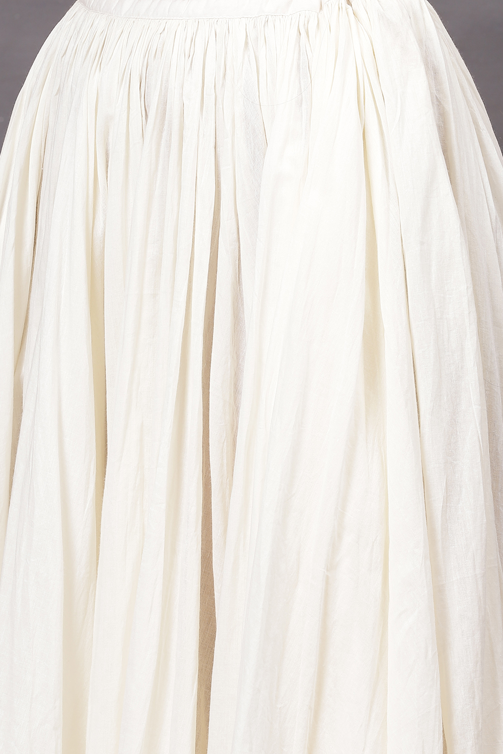 Off White Cotton Silk Straight Yarndyed Suit Set image number 5