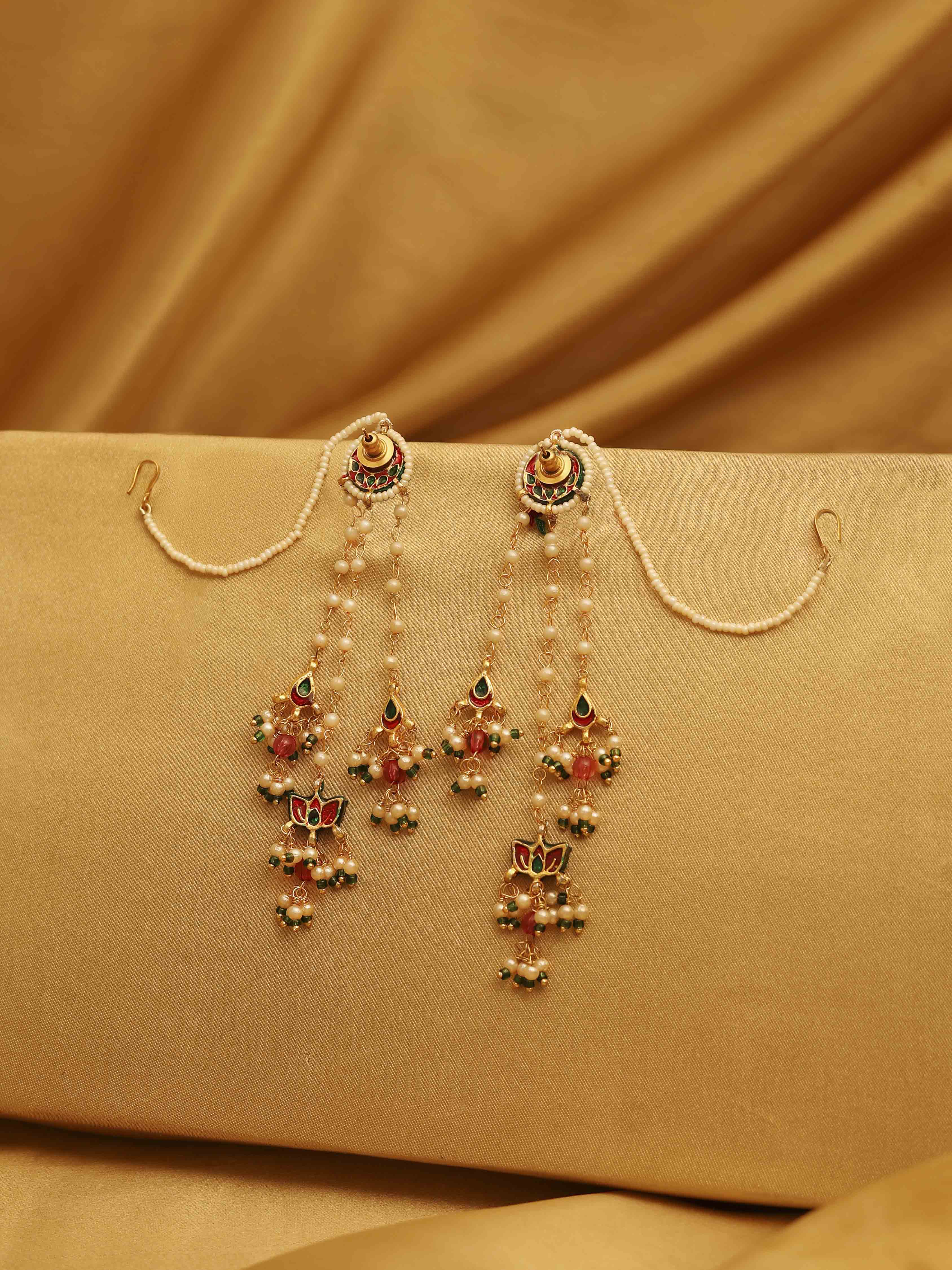 Multicolor Brass Drop & Danglers image number 2