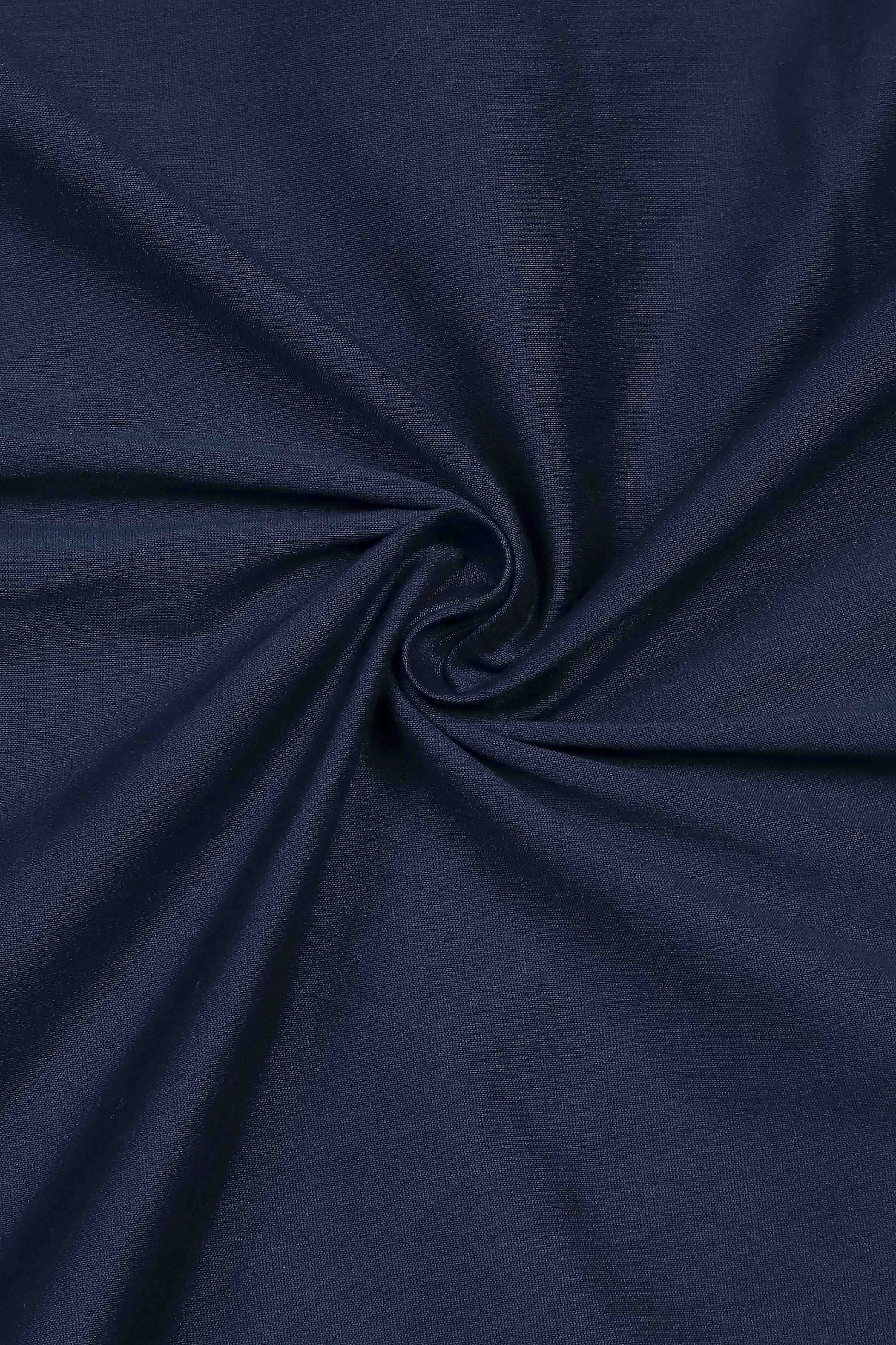 Blue Cotton Jamdani Unstitched Suit Set image number 2