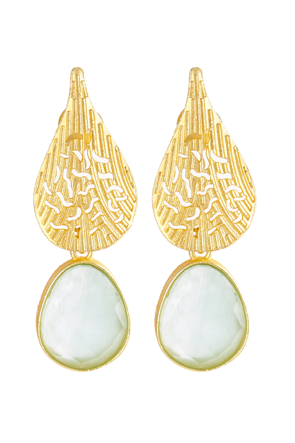 Sea Green Earrings image number 3