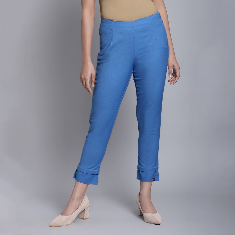 Green Bay Cotton Blend Solid Pant image number 6