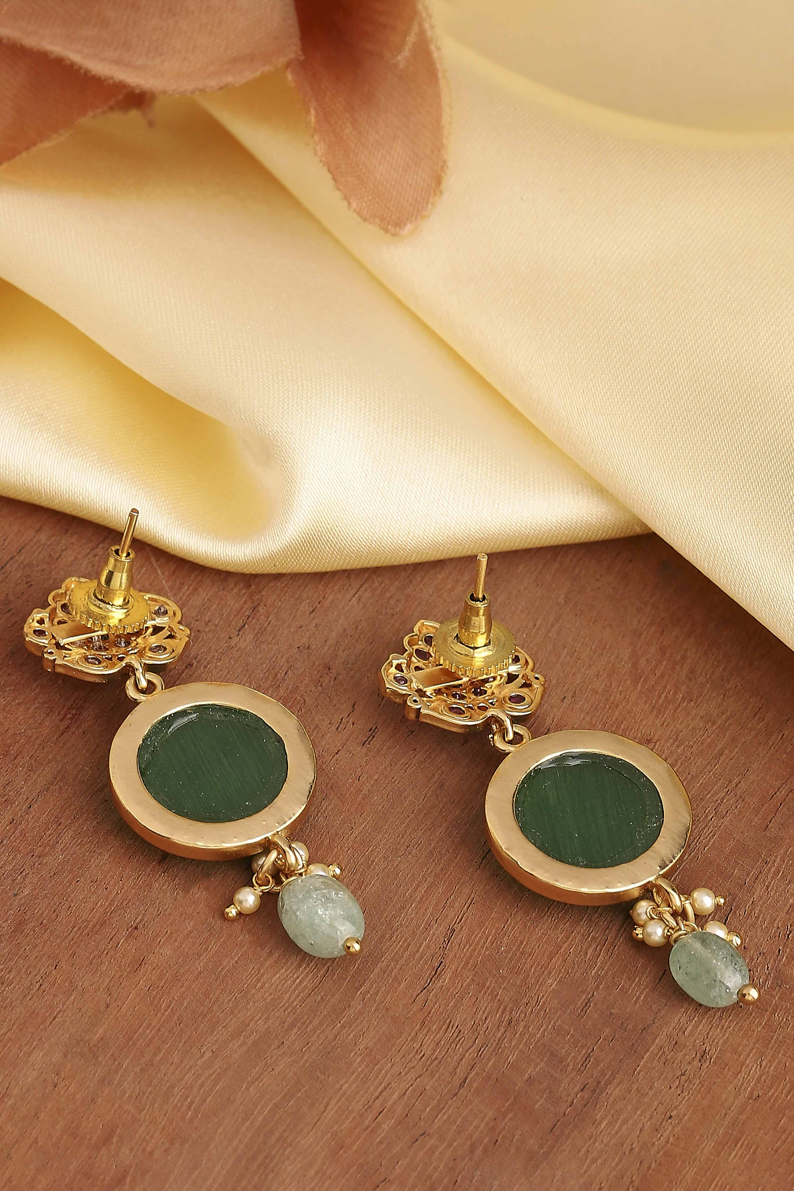 Multi Brass Drop & Danglers image number 2