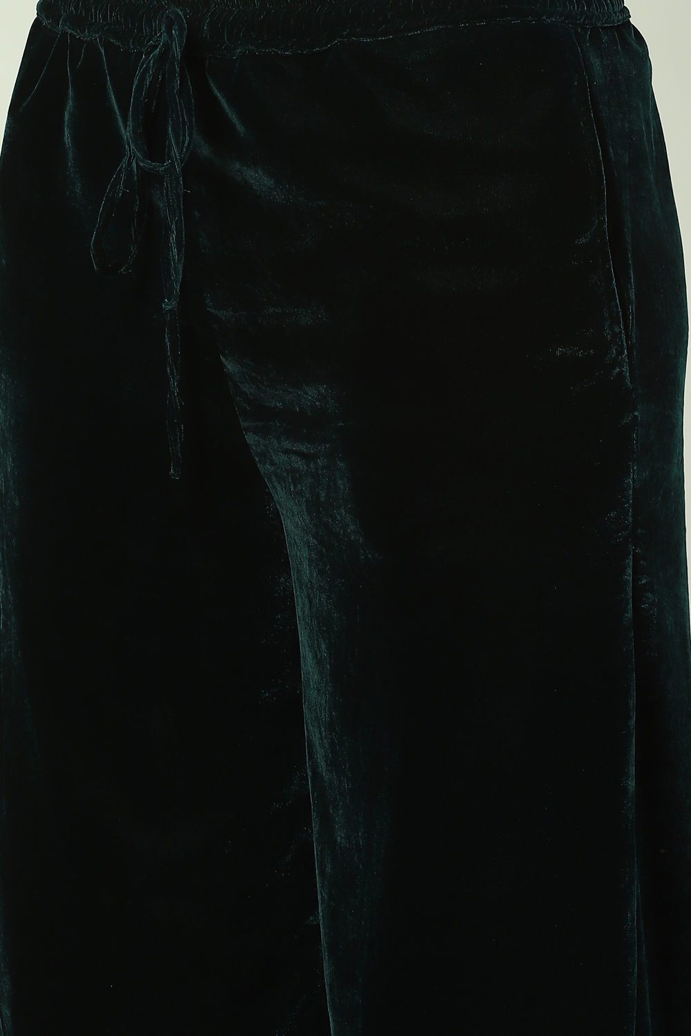 Maroon Velvet Palazzo image number 1