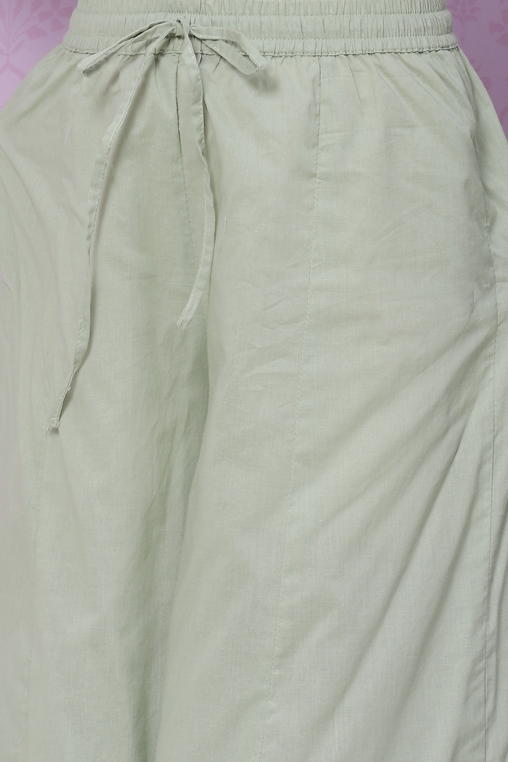 Blue Art Silk Flared Printed Top image number 2